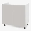 Szafki Kuchenne^Szafka dolna pod zlewozmywak BASIC PLUS BP/D80Z clay grey