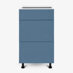 Szafki Kuchenne^Szafka dolna z szufladami BASIC PLUS BP/D45S3 alby blue
