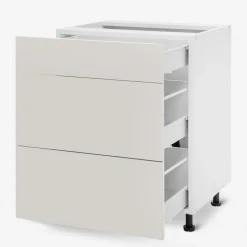 Szafki Kuchenne^Szafka dolna z szufladami BASIC PLUS BP/D60S3 cashmere