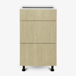 Szafki Kuchenne^Szafka dolna z szufladami BASIC PLUS BP/D45SR3 sand barbera oak