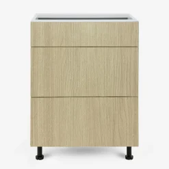 Best Szafka dolna z szufladami BASIC PLUS BP/D60SR3 sand barbera oak