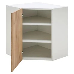 Szafki Kuchenne^Szafka górna narożna BASIC PLUS BP/G60NW dąb craft złoty