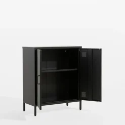 Discount inny Szafka niska SOLANS czarna