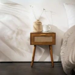 Sale inny Szafka nocna boho brązowa CALAMO