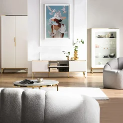 New inny Szafka pod telewizor glamour VITERBO