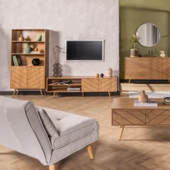 Discount inny Szafka RTV w jodełkę ESTIMA