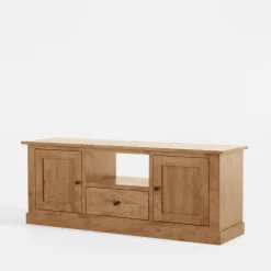 Best inny Szafka RTV z litego drewna PAOLA brzoza naturalna, 150 cm