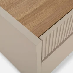 Sale FORTE Szafka RTV z oświetleniem OAK SQUERE