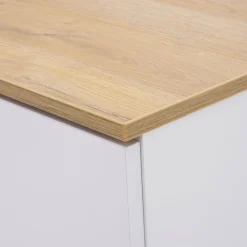 Szafki Rtv|Szafki^Szafka RTV z ryflowanym frontem PLISSEE 144,8 cm