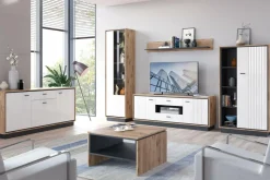 Discount Szafka RTV z ryflowanym frontem MESTRE