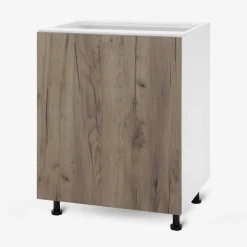 Szafki Kuchenne^Szafka stojąca BASIC PLUS BP/D60 dark rockfort hickory