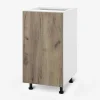 Best Szafka stojąca BASIC PLUS BP/D40 dark rockfort hickory