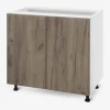 Szafki Kuchenne^Szafka stojąca BASIC PLUS BP/D80 dark rockfort hickory
