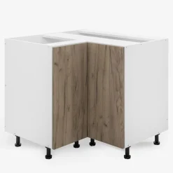 Szafki Kuchenne^Szafka stojąca narożna BASIC PLUS BP/D90NW dark rockfort hickory
