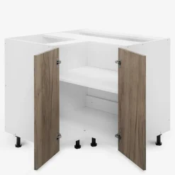 Szafki Kuchenne^Szafka stojąca narożna BASIC PLUS BP/D90NW dark rockfort hickory
