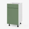 Discount inny Szafka stojąca z szufladą BASIC PLUS BP/D40SR1 smoke green