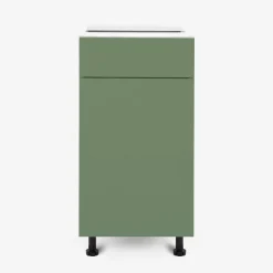 Discount inny Szafka stojąca z szufladą BASIC PLUS BP/D40SR1 smoke green