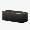 Exline Szafki Rtv|Szafki^Szafka wisząca czarna GOLD 80 cm
