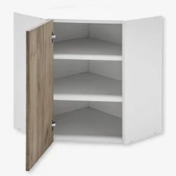 Szafki Kuchenne^Szafka wisząca narożna BASIC PLUS BP/G60NW dark rockfort hickory