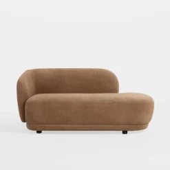 Clearance inny Szezlong brązowy SITSONMI lewy