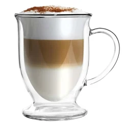Kulig Szklanki I Kubki^Szklanka termiczna do latte AMO 250 ml, kpl. 2 szt.