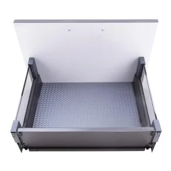 Qubik Systemy Szuflad^Szuflada INSIDE SYSTEM mini box wysoki 60 ap/szkło antracyt