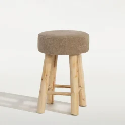 Outlet inny Taboret tapicerowany beżowy TROPICOSI