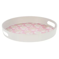 Zastawa Śniadaniowa^Taca bambusowa okrągła mix 30 cm