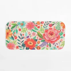 inny Zastawa Śniadaniowa^Taca do serwowania w kwiaty 32x15 cm