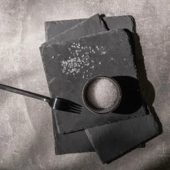 inny Miski, Patery I Półmiski^Taca łupkowa do serwowania przekąsek 20x20 cm