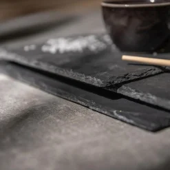 inny Miski, Patery I Półmiski^Taca łupkowa do serwowania przekąsek 30x20 cm