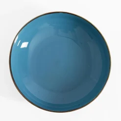 Porcelana Bogucice Talerze^Talerz głęboki RUSTIC BLUE 20 cm
