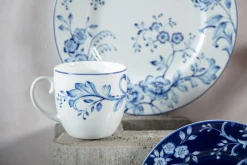 Porcelana Bogucice Talerze^Talerz obiadowy EVIA BLUE 28,5 cm