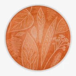 Lubiana Talerze^Talerz obiadowy pomarańczowy CZTERY PORY ROKU 27 cm