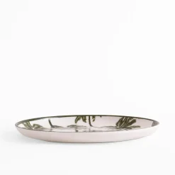 inny Grill I Piknik^Talerz z melaminy palmy 21 cm MIX