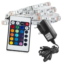 Sale LED-POL Taśma LED RGB ORO09062 z pilotem