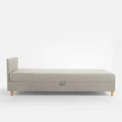 Hot Tapczan beżowy z pojemnikiem JAŚ 90x200