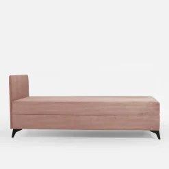 Outlet Esteti Tapczan młodzieżowy pudrowy róż IBIS II 120x200 cm