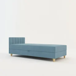 Dzieci inny Sofy|Tapczany^Tapczan niebieski z pojemnikiem JAŚ 90x200 cm
