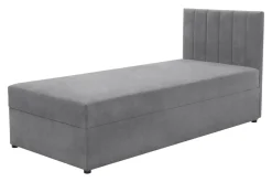 Outlet Mavik Tapczan szary z pojemnikiem TONY 90x200 cm