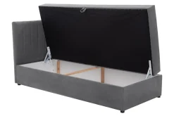 Outlet Mavik Tapczan szary z pojemnikiem TONY 90x200 cm