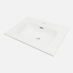 Clearance Deante Umywalka ceramiczna wpuszczana w blat TUBO 60 cm