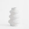 Outlet inny Wazon bałwanek biały 12 cm