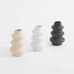 Outlet inny Wazon bałwanek biały 12 cm