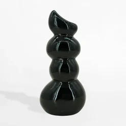 New inny Wazon bałwanek czarny 24,2 cm