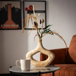 inny Wazony^Wazon drewniany z dziurką 28 cm