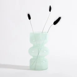 New inny Wazon geometryczny zielony 18 cm
