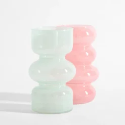 New inny Wazon geometryczny zielony 18 cm