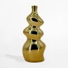Outlet inny Wazon geometryczny złoty 22,3 cm