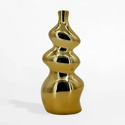 Outlet inny Wazon geometryczny złoty 22,3 cm
